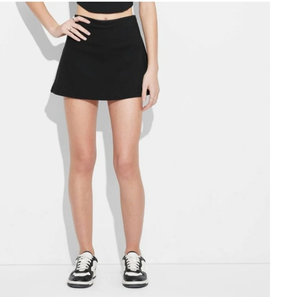 Women's Black Skirt with Shorts Underneath - Wild Fable  - Size XXS
